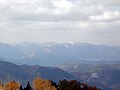 Mount Hyōno from the top of Mount Sen (2/2009)