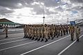 Soldiers in a training marching (Kermanshah, Iran)