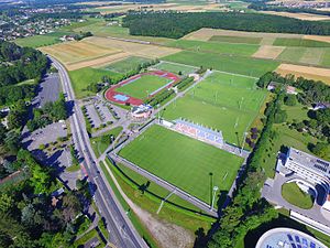 Das Areal des Centre sportif de Colovray (Juli 2016)