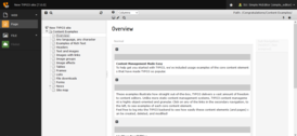 Скриншот программы TYPO3