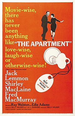 Description de l'image The Apartment (1960 poster).jpg.