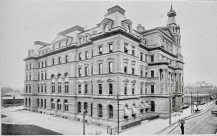 United States Custom House and Post Office in Louisville Kentucky circa 1915