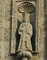 Église de Naizin : statue de saint Côme ou saint Damien.