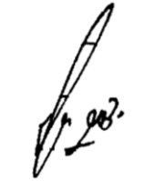 signature d'Yitzhak Yosef