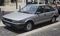 1988 Corolla 1.3 GL liftback (Portugal)