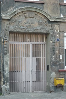 Adorned entrance