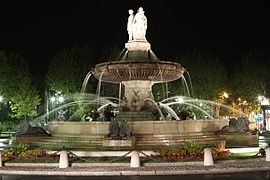 The Fontaine de la Rotonde, built in 1860