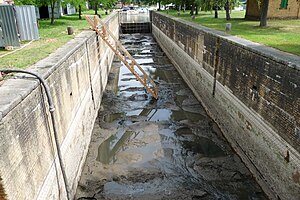 nördliches Becken der Schleuse Plaue