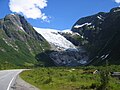 Le Bøyabreen, une langue glaciaire du Jostedalsbreen.