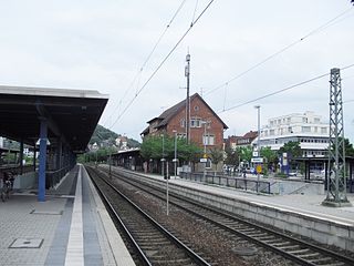 View of tracks 1 and 2