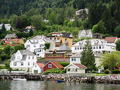 View of Balestrand, including the English Church