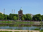 Engelbecken mit St.-Michaels-Kirche