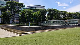 The reflecting pool at Bras Basah