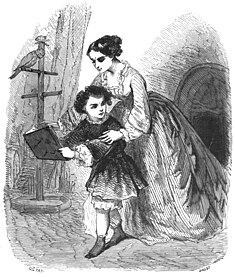 Mme de Villefort et son fils adoré Edouard.