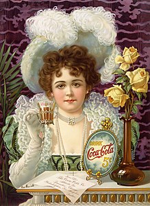 Coca-Cola advertising poster, unknown author (edited by Victorrocha)