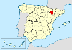 Mapa da área da diocese