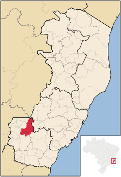 Location of Muniz Freire