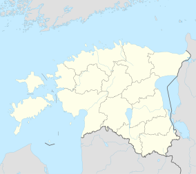 Map showing the location of Matsalu National Park