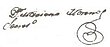 Signature de Mariano Moreno