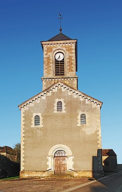 Façade ouest de l'église