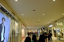 Inside of the mall