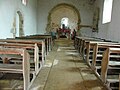 Intérieur de l'église de Saint-Martin-de-Lixy.