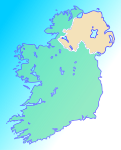 Localização de Navan na Irlanda