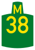 Metropolitan route M38 shield