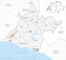 Belmont-sur-Lausanne – Mappa