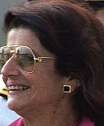לאה רבין, בעת ביקור בארצות הברית, 1986