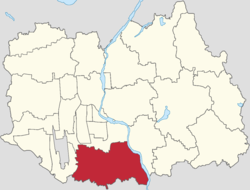 Location of Liqiao Town within Shunyi District