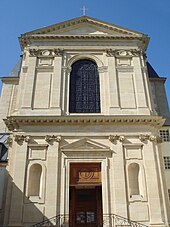 exterior of neo-classical west front of a church