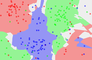 Fig. 3. The 5NN classification map.