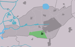 Location in Smallingerland municipality