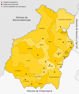 Карта епархии Велеса