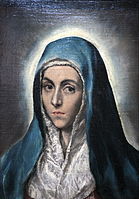 Mater dolorosa, El Greco, oko 1590.