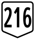 Route 216 shield