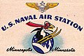 NAS Minneapolis insignia on a matchbook cover