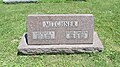 Headstone of Lawrence E. & Ethel Compton Mitchner located in New Burlington Cemetery