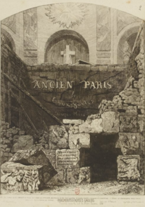 Fragments d'autels gaulois trouvés dans le sol de Notre-Dame, 1711, par Potémont, 1862–1863.