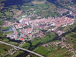 Aerial view of the parish.