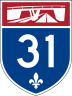 Autoroute 31 marker