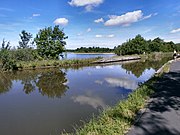 The EV5 along the Saar Canal, Lorraine, France.