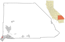 Location of Montclair in California