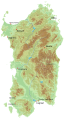 Mappa con elementi topografici di base, in svg