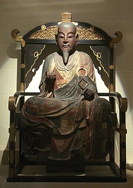 Wooden statue of Prince Shōtoku in the Guimet Museum