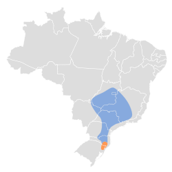 Distribución geográfica del semillero ventrinegro..