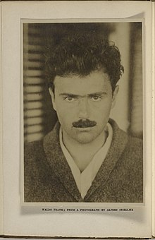 Waldo Frank by Alfred Stieglitz, c. 1920