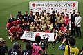 同左、優勝 MIE WOMEN'S RUGBY FOOTBALL CLUB PEARLS（2019年5月19日撮影）