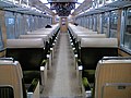 Original interior of a Kyoto Main Line set